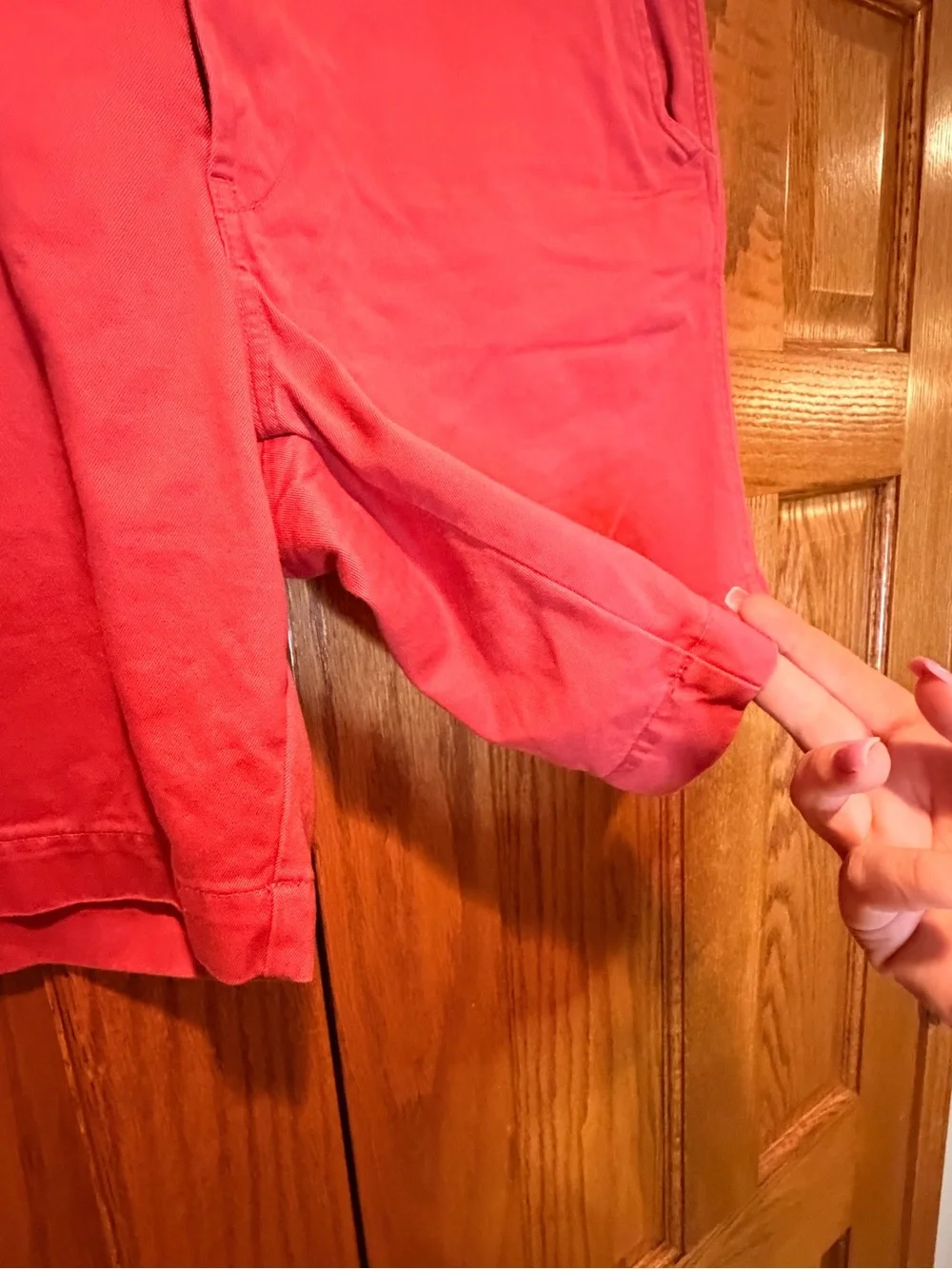 Polo by Ralph Lauren Coral Flat Front Chino Shorts - Men's